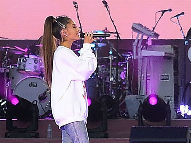 Ariana Grande Returns To Manchester. Justin Bieber, Katy Perry And Others Perform At Benefit Concert