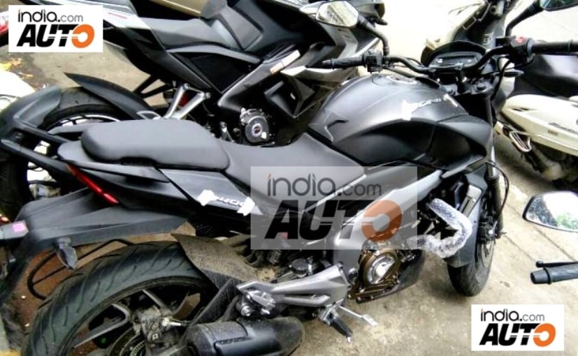 bajaj dominar matte black spied