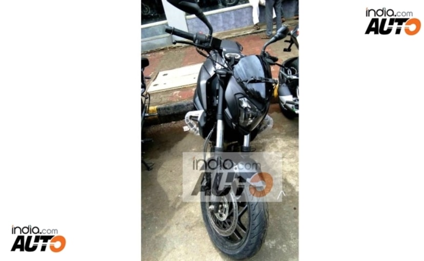 bajaj dominar matte black spied