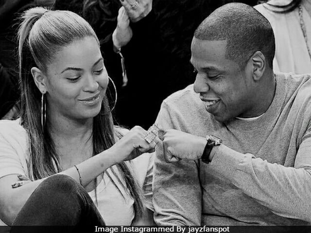 jay z and beyonce black and white