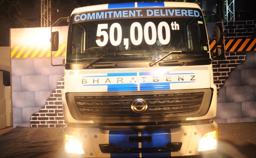 Bharat Benz Achieves New Milestone With 50,000 Trucks Sold In 5 Years Bharat Benz Achieves New Milestone With 50,000 Trucks Sold In 5 Years