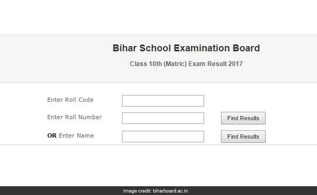 bihar board class 10 results
