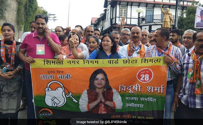 BJP Wins Maximum Seats In Shimla Civic Body For The First Time