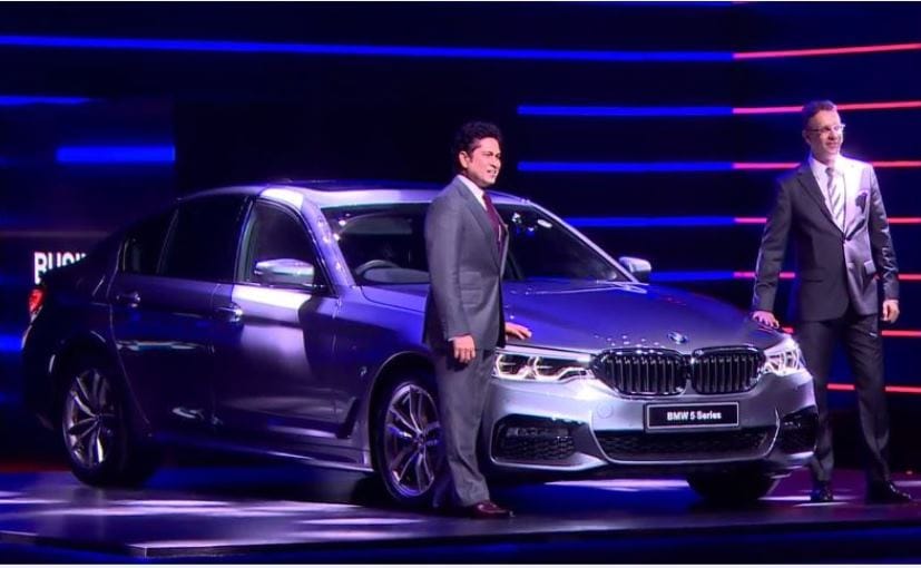 bmw 5 series with Sachin Tendulkar