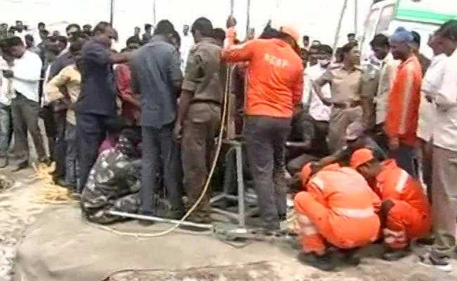 Telangana Girl Who Fell Into Borewell Still Trapped, Rescue On