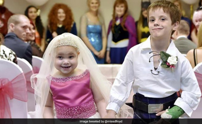 Terminally Ill 5-Year-Old 'Marries' Best Friend In Fairy Tale 'Wedding'