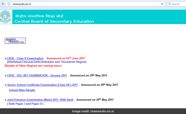 CBSE 10 Results 2017 declared @cbseresults.nic.in, @cbse.nic.in, Check your grades here