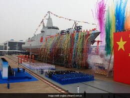 Indian Navy Outgunned As China Launches Its Biggest Destroyer Indian Navy Outgunned As China Launches Its Biggest Destroyer