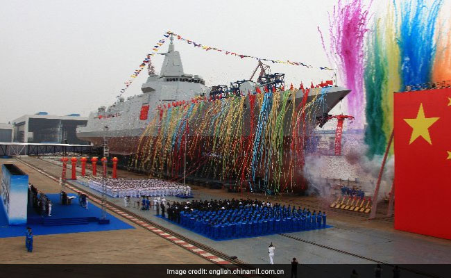 Indian Navy Outgunned As China Launches Its Biggest Destroyer