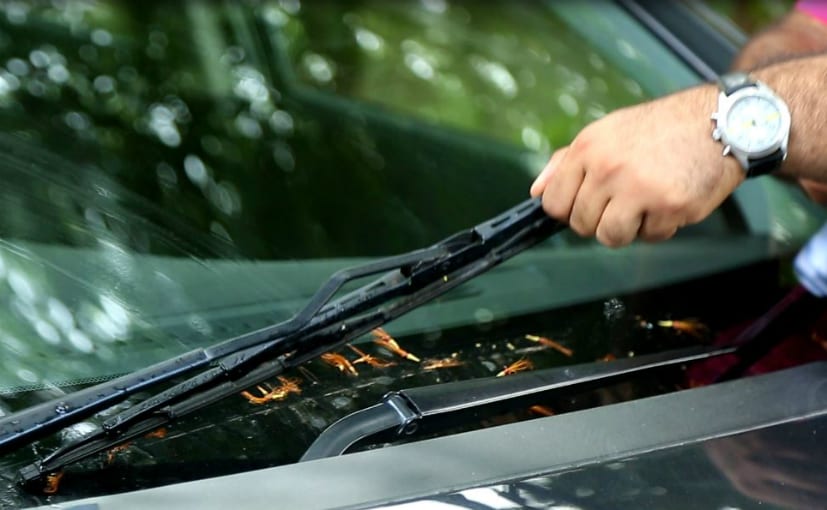 clean or change your wipers in the monsoon