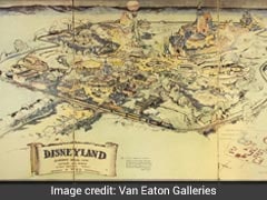 Original Disneyland Map Sketched By Walt Disney Fetches Over $700K