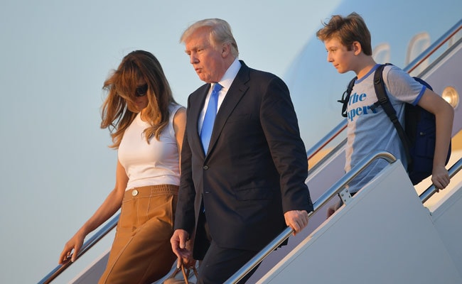 After Delay, Donald Trump's Family Joins Him In White House