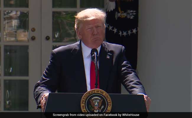 US President Donald Trump Pulls US Out Of Paris Climate Change Accord