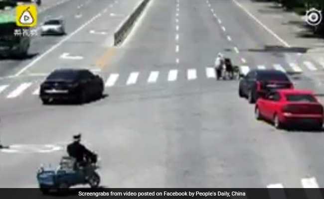Elderly Woman Pushes Wheelchair Across Road. Now Watch What A Driver Does