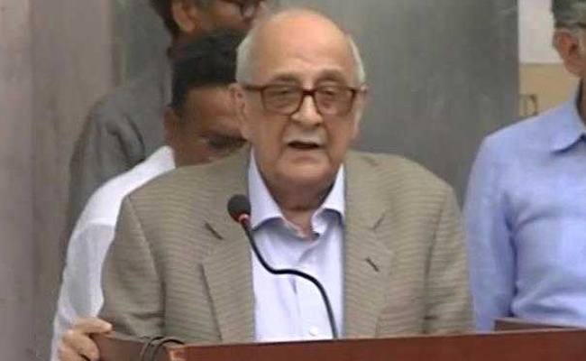 Jurist Fali Nariman Slams CBI For NDTV Raids