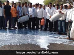 Milk Spilled, Veggies Dumped After Maharashtra Farmers Begin Indefinite Strike