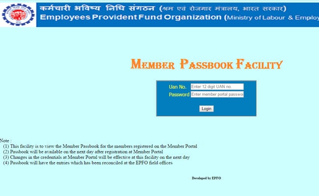 how to read provident fund passbook