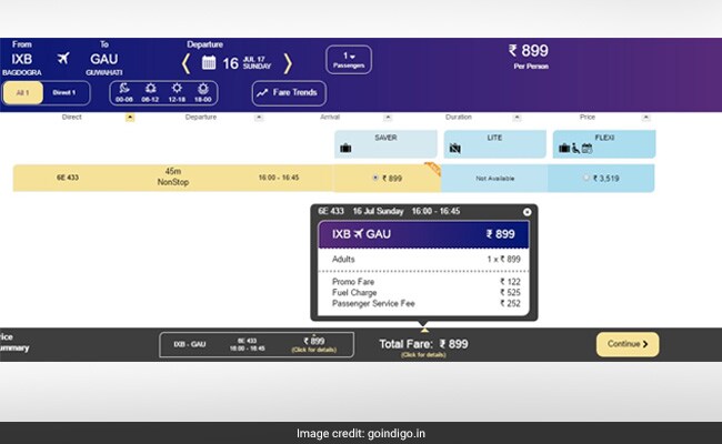 indigo rs 899