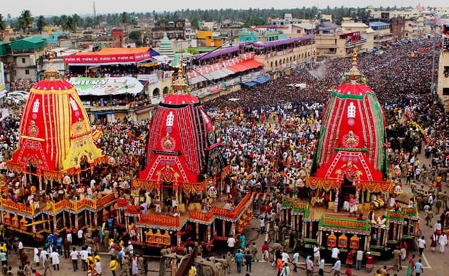 गुंडिचा मंदिर पहुंचा भगवान जगन्नाथ का रथ