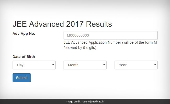 jee advanced results