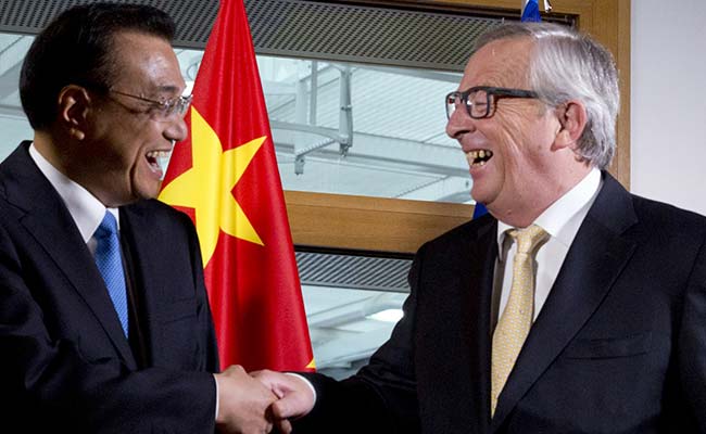 European Union's Jean Claude Juncker Opens China Summit Vowing 'No Backsliding' On Paris Deal