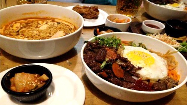 korean majnu ka tilla ramen bibimbap kimchi