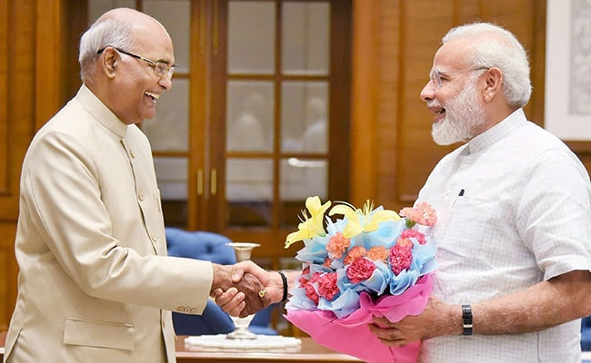 राष्ट्रपति चुनाव की पूर्व संध्या पर पीएम मोदी ने एनडीए उम्मीदवार रामनाथ कोविंद को दी 'अग्रिम' बधाई