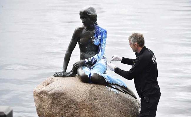 Denmark's Little Mermaid Vandalised Yet Again