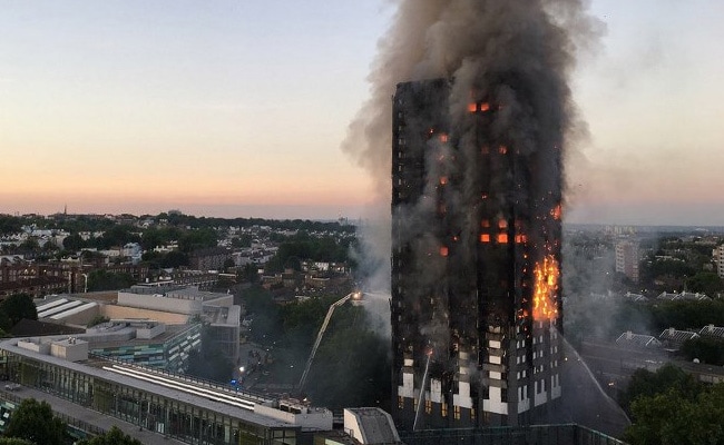 Massive London Fire Traps Many In Homes, Screams Heard From Upper Floors