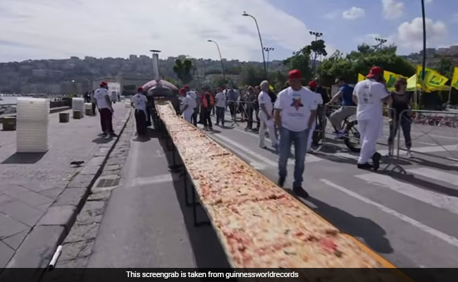 US Breaks Italy's Track With 1.9 Km-Long Pizza, Sets Guinness World Record