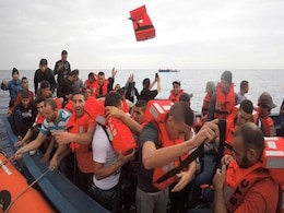 Ships Rescue Some 730 Migrants In Mediterranean Ships Rescue Some 730 Migrants In Mediterranean