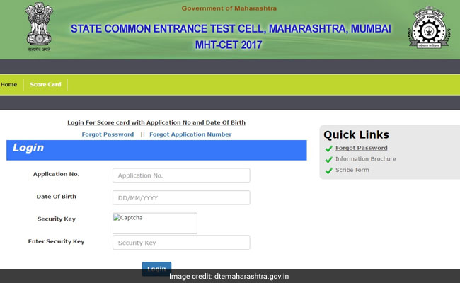 MHT CET 2017 Results, Score Cards: Website Is Back, Check Now @ Dtemaharashtra.gov.in
