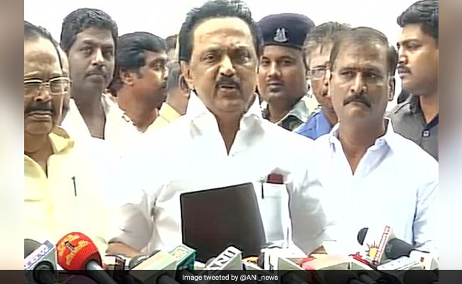 AIADMK Has Lost Its Majority In Tamil Nadu: MK Stalin