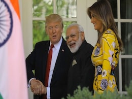 Handshakes, Hugs And 'Visible Chemistry' As PM Modi Met Donald Trump Handshakes, Hugs And 'Visible Chemistry' As PM Modi Met Donald Trump