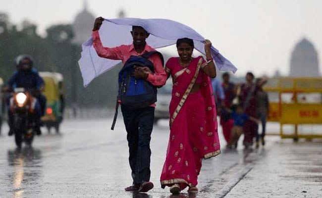 Rains In Delhi Bring Down Temperature, More Showers Expected