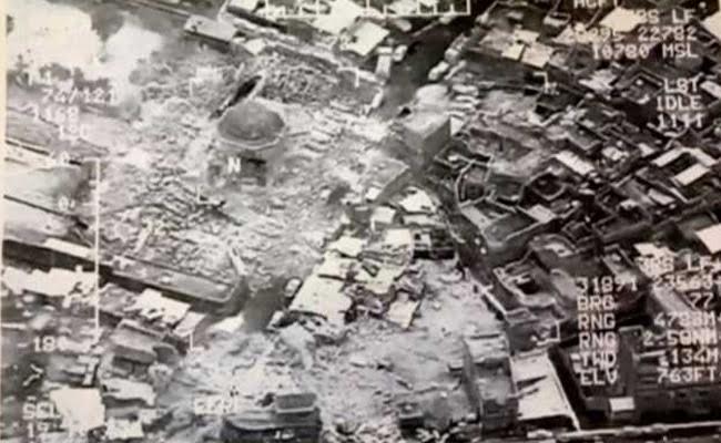 ISIS Blows Up Historic Mosul Mosque Where It Declared 'Caliphate'