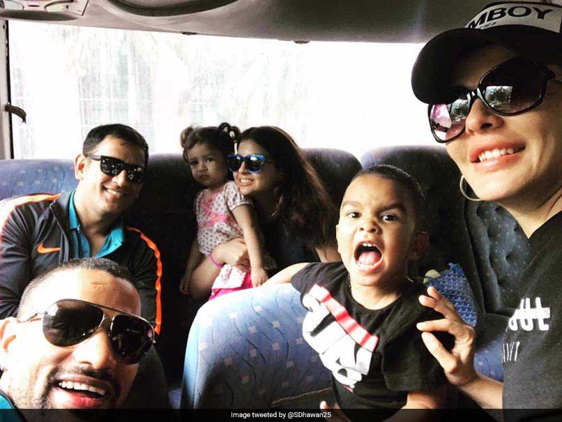 Baby's Day Out As Team India Travel To Antigua For 3rd ODI