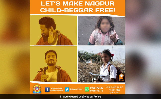 Nagpur Police Picks Irrfan Khan's AIB Meme For Campaign, Wins Twitter