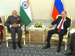 PM Narendra Modi, Russia's President Vladimir Putin Hold Talks In St Petersburg