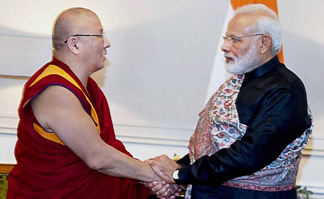 Narendra Modi Gifts Sacred Tibetan Books To Buddhist Temple In Russia