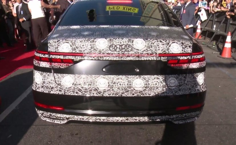 new audi a8 spider man premiere