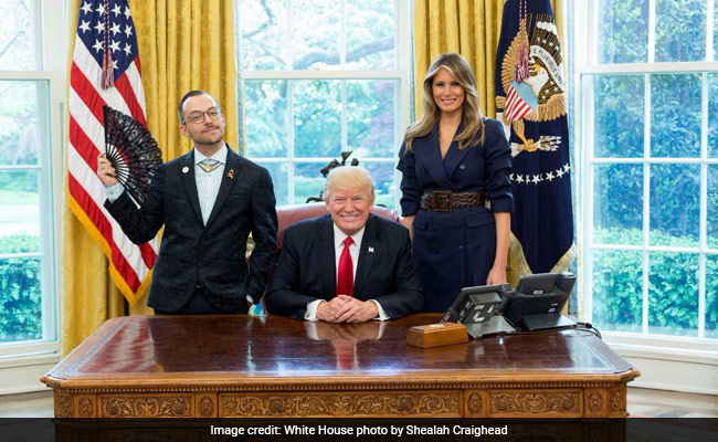 Teacher Explains Decision To Be 'Visibly Queer' In His Photo With US President Donald Trump