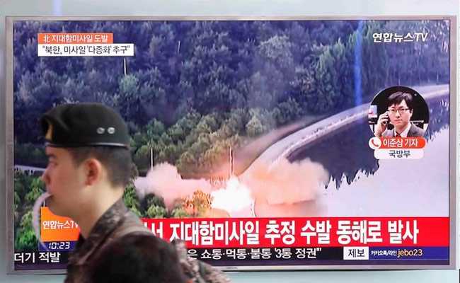 North Korea Fires Another Salvo Of Missiles, Defying International Condemnation