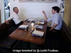 Barack Obama, Justin Trudeau Spotted Hanging Out. Internet Is Thrilled