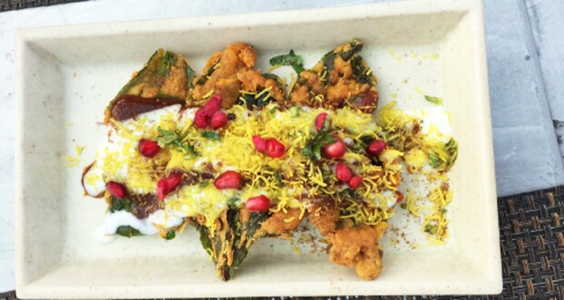 palak patta chaat street food