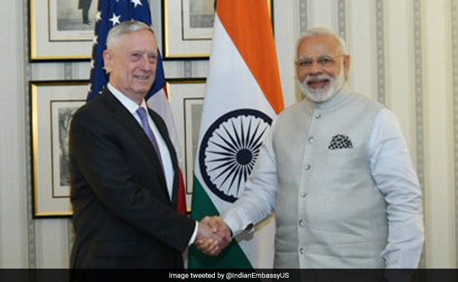 US Defence Secretary James Mattis Calls On Prime Minister Narendra Modi In Washington