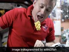 What's It Like To Eat Pudding In Space? Let This Astronaut Show You