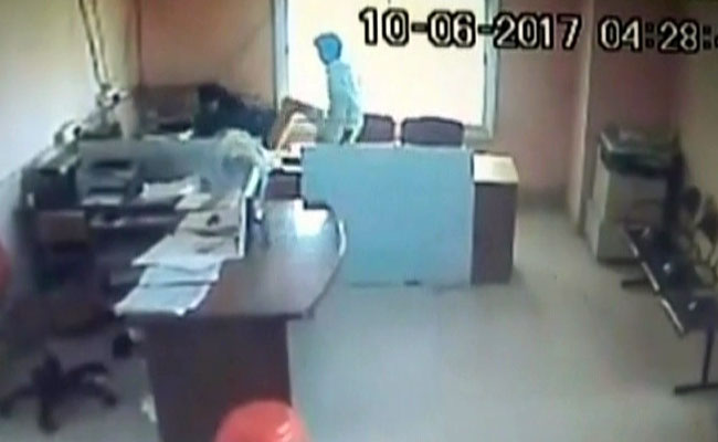On Camera, Karnataka Government Employee Kicks Colleague For Coming Late