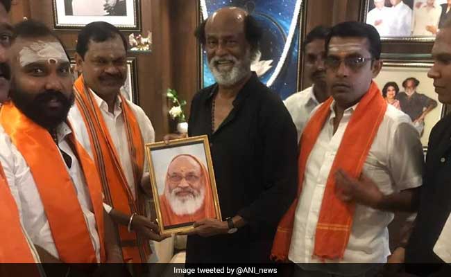 Rajinikanth Meets Hindu Makkal Katchi Leaders, Calls It A 'Courtesy Visit'