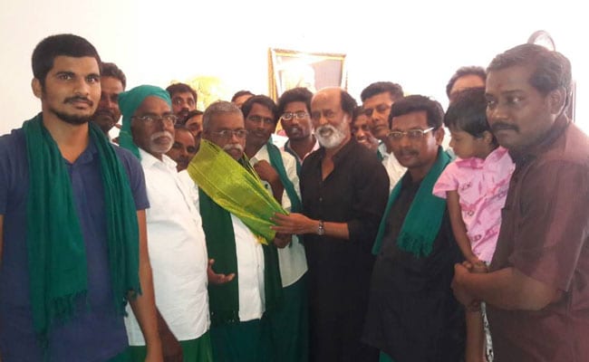 Weeks After Remarks On Politics, Rajinikanth Meets Protesting Farmers